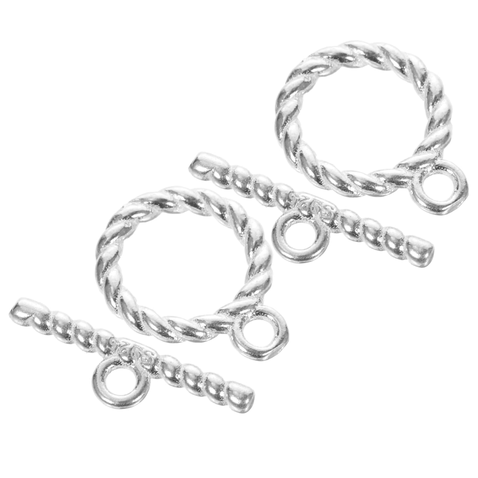 NUOBESTY Lot De 2 Fermoirs En Métal Robuste Pour Fabrication