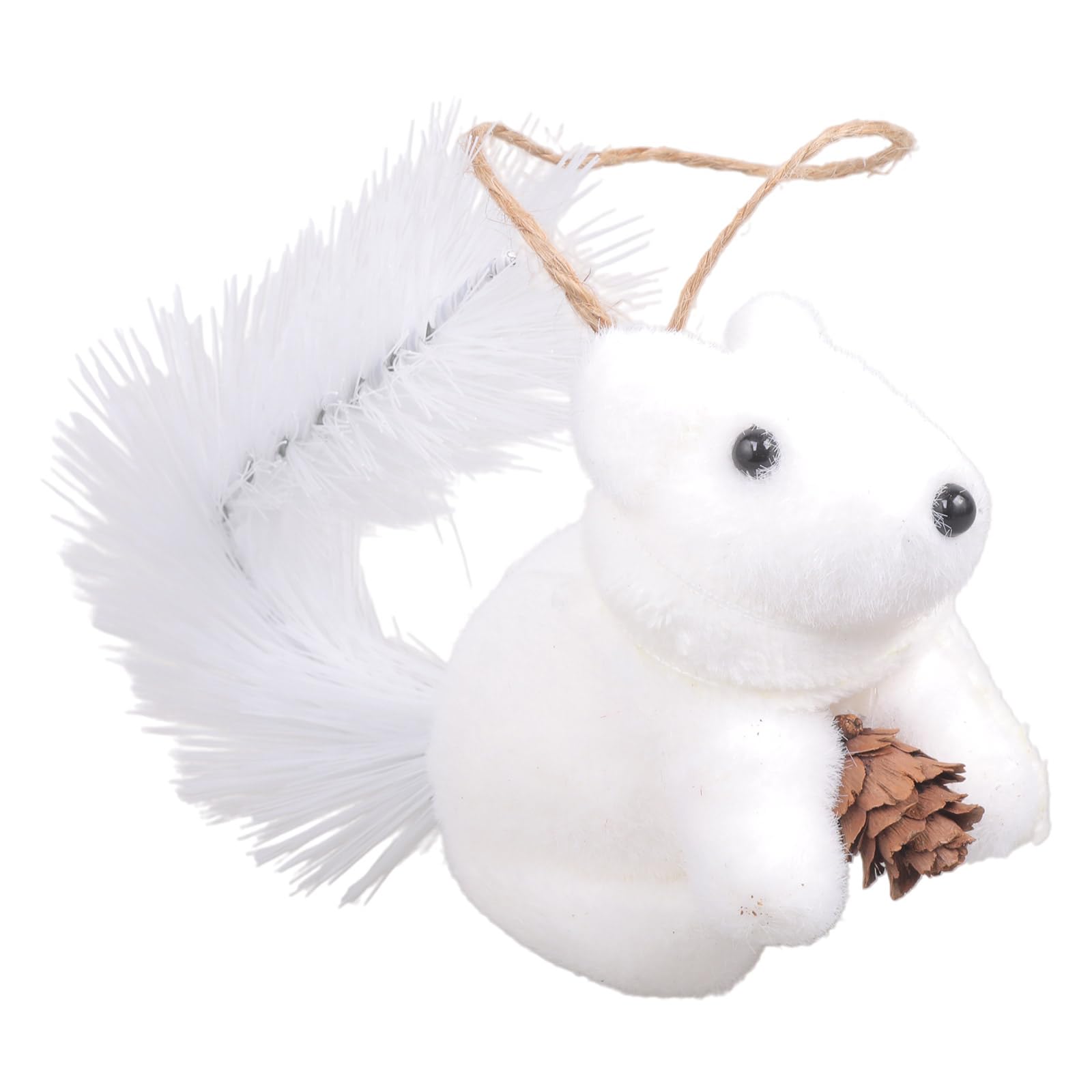 Qusinfc Realistic Portable Squirrel Hanging Decor for Holiday Mantel Bookshelf Seasonal Foam Ornament Portable Christmas Squirrel Decors