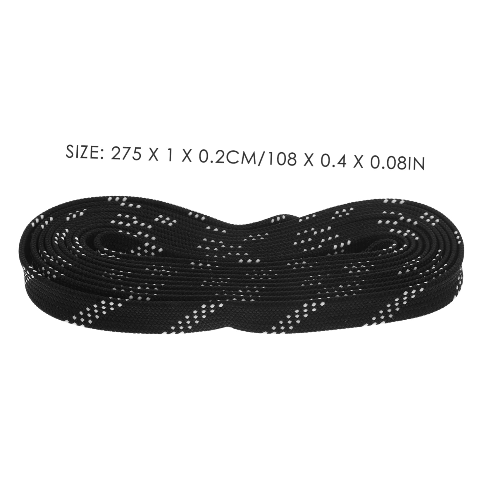 BESPORTBLE 5pièces Lacets De Hockey Imperméables Cire pour Patins à Glace Résistance à Traction pour Sports De Glisse