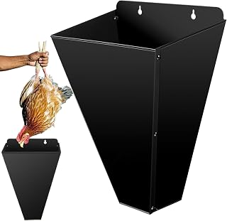 Chicken Processing Cone - Turkey Butchering Equipment, Steel Poultry Restraining, Heavy Duty Cone, Farm Broiler Tool, Roaster Slaughter Aid, Portable Processing Stand for Broilers Roasters Farm