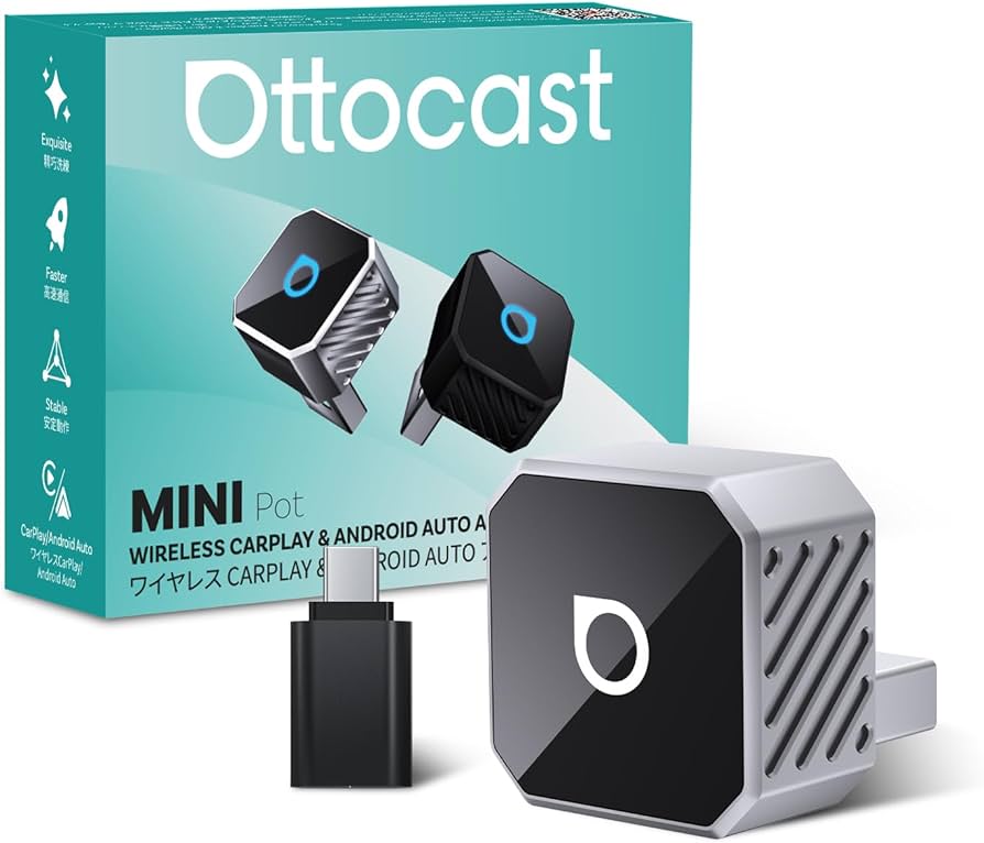 Amazon | 【公式】オットキャスト Ottocast MINI Potミニ CarPlay