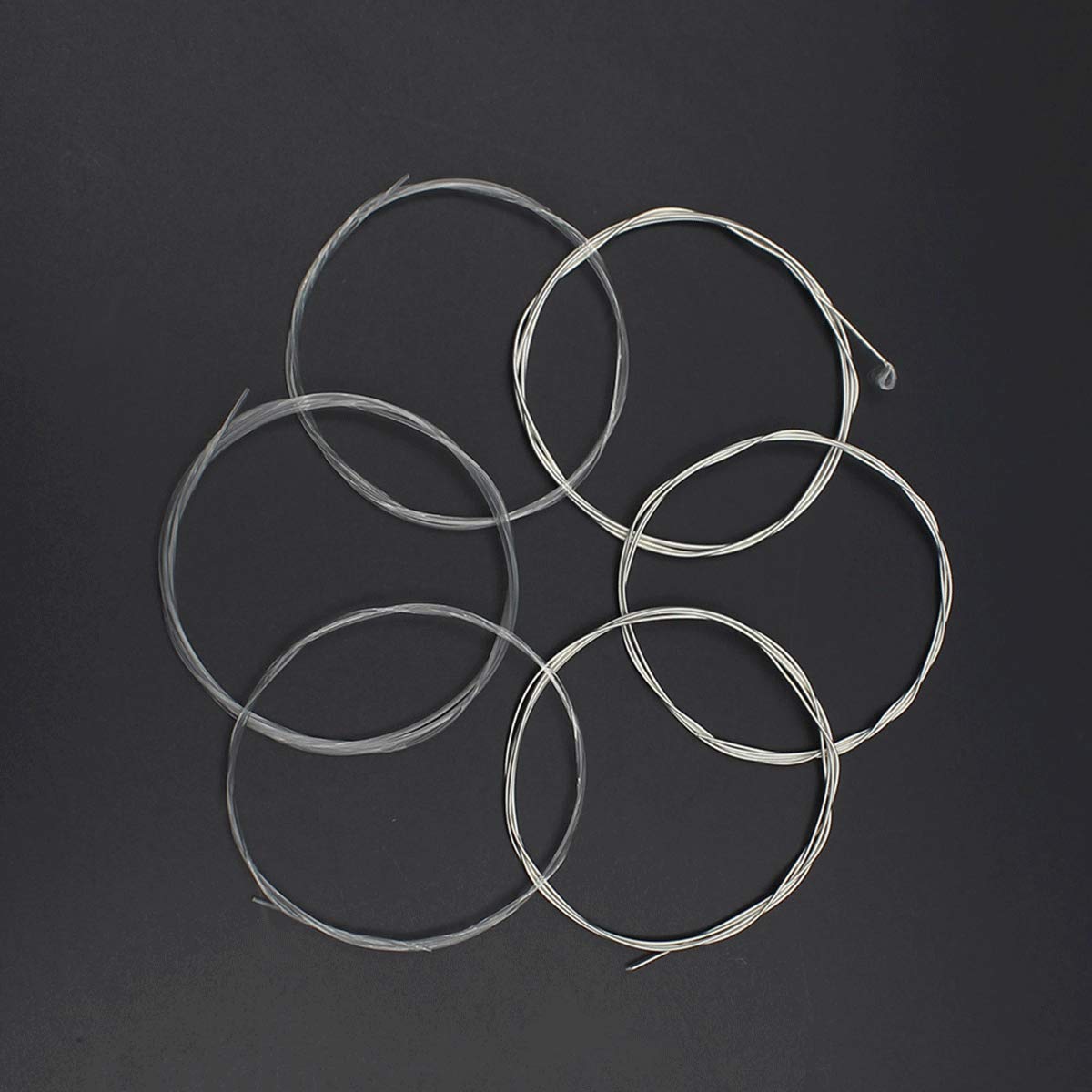 Snapklik.com : Classical Guitar Strings Clear Nylon 3 Full Sets