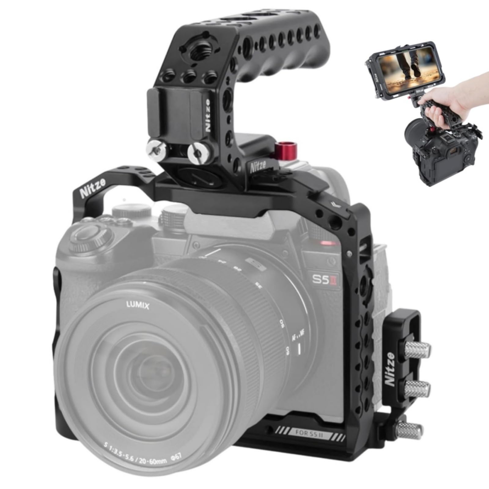 Amazon.co.jp: Generic Nitze ケージキット Lil Stingerハンドル付き