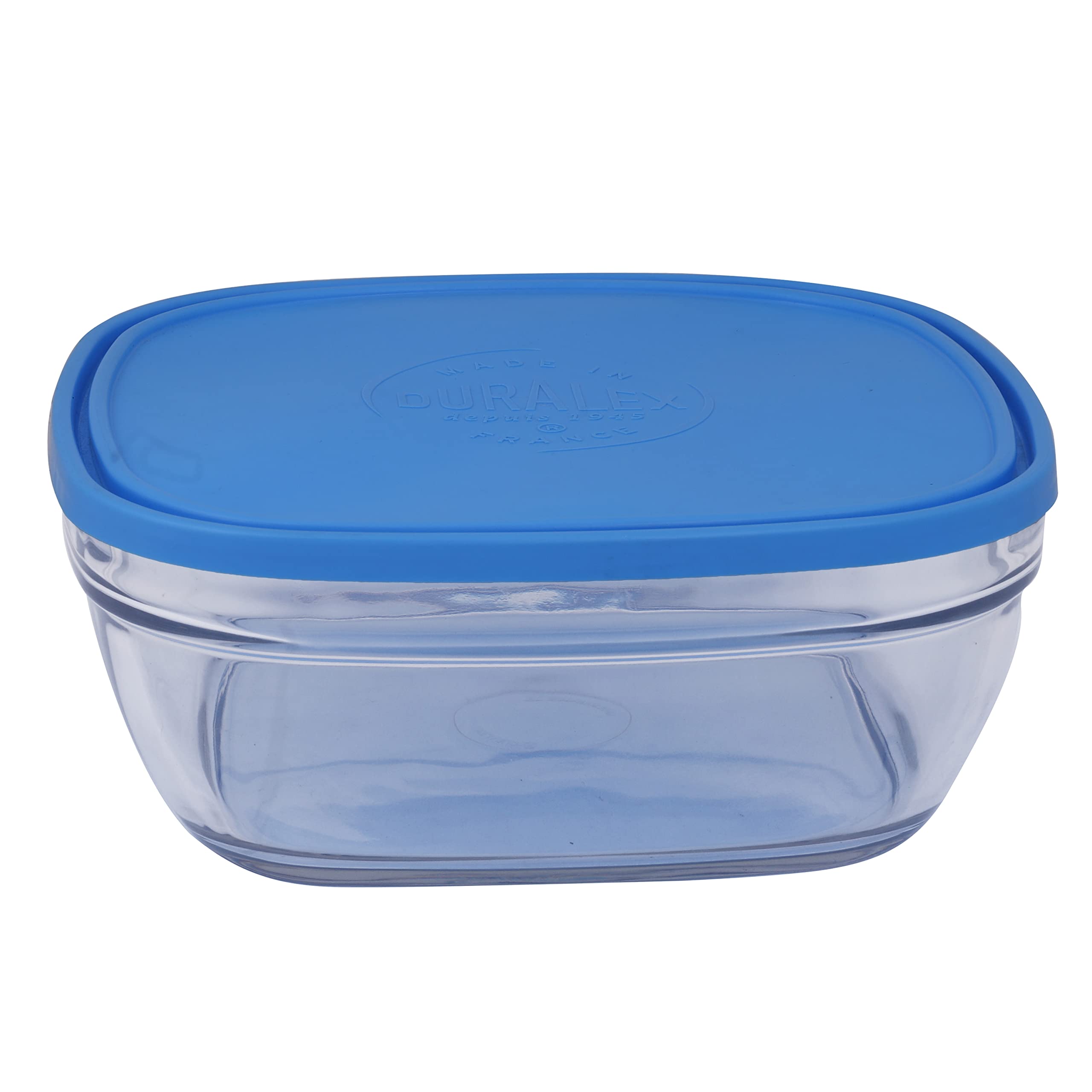 Duralex Freshbox Clear Square with Blue Lid 3.1 ltr Pack of 2 3