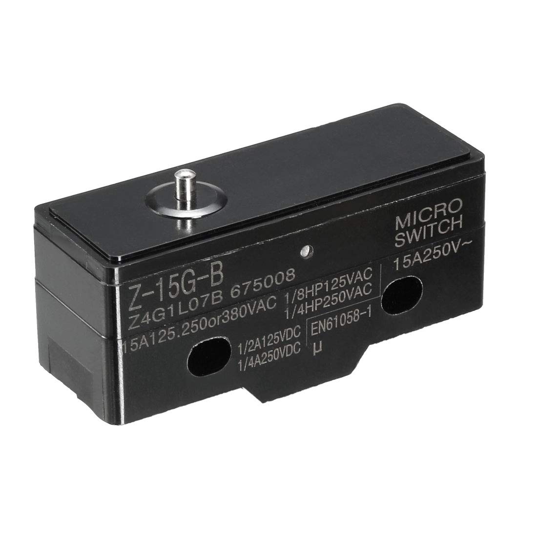 Interrupteur Micro Bouton-pression Z-15G-B 1NO+1NC - Marque Uxcell, Neuf, Pour Montage électronique