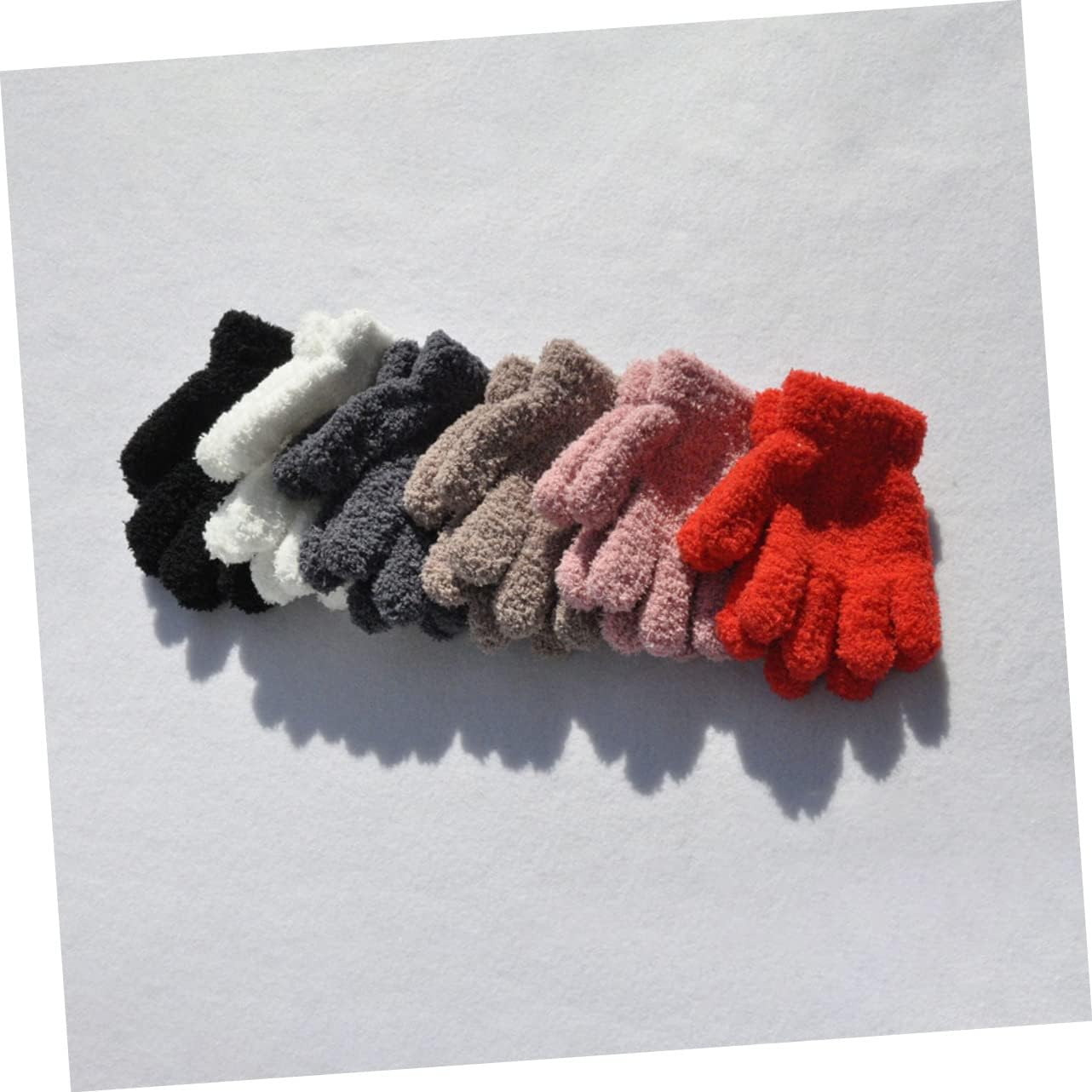 Didiseaon 6pairs Boy Girl Knitted Warm Gloves of Portable Accessories for Cozy Thermal for Ages Multiple Colors
