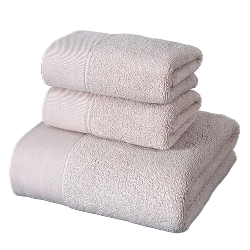 Serviette de bain en coton TILEZE | Ensemble de linge de toilette épais adulte