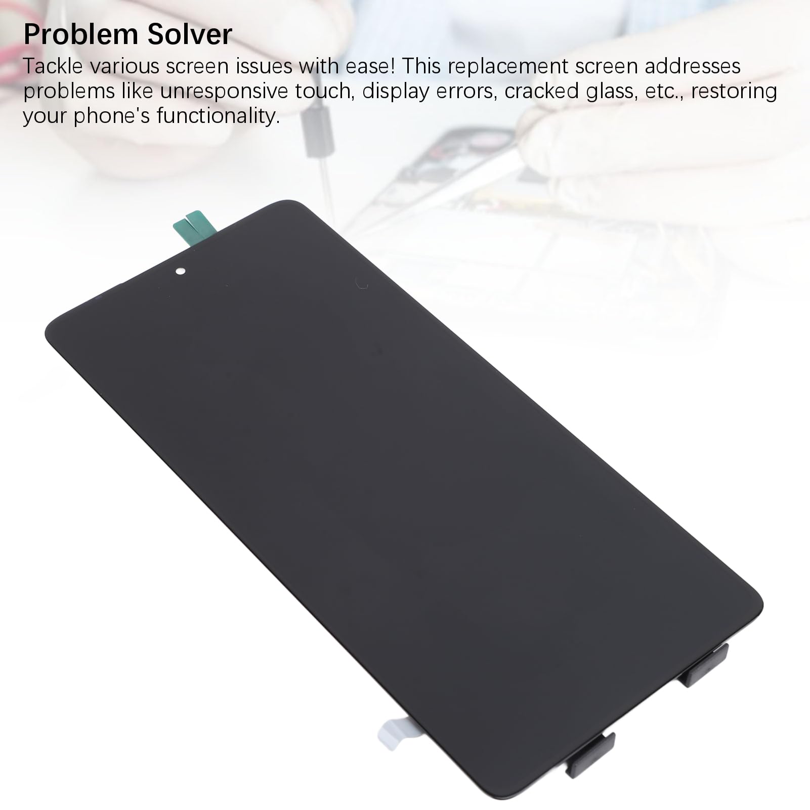 Kit de Reemplazo de Pantalla Táctil de Teléfono, Conjunto de Pantalla de Teléfono LED Orgánico con Herramientas de Reparación para G Stylus XT2419 5G 2024