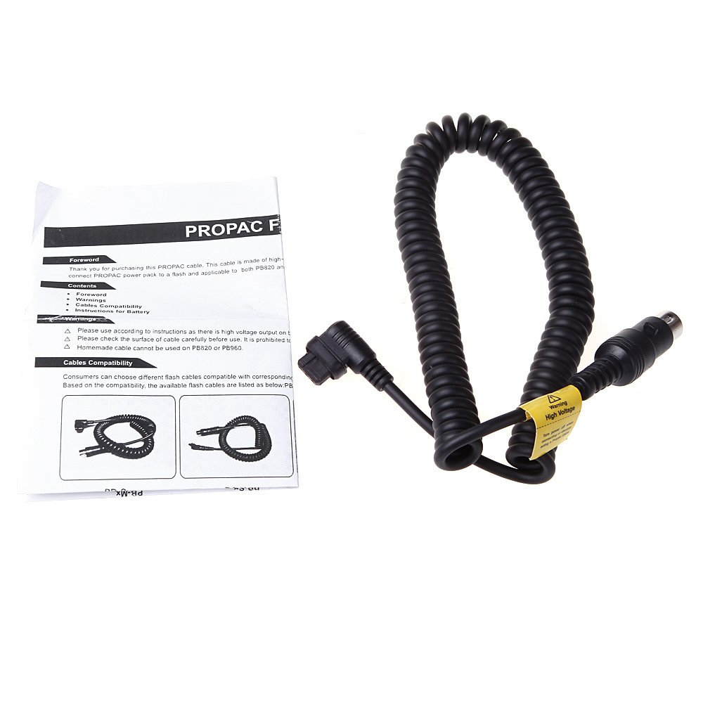 CX Cable d'alimentation externe bloc d'alimentation pour Connexion PB820 PB960 flash bloc d'alimentation et Canon Speedlite