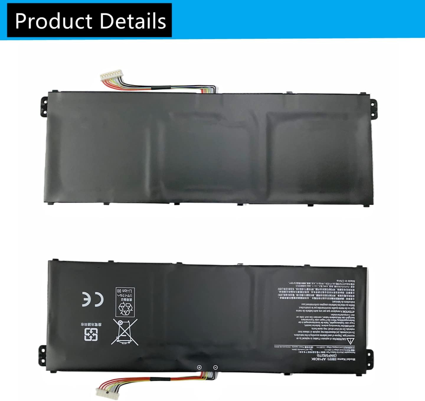 AP18C8K New Laptop Battery compatable with Acer Aspire 5 A514-52 A514-52-58U3 Chromebook 314 C933 Swift 3 SF314-42 SF314-57 SF314-57G SF314-58 Series Notebook 11.25V 50.29Wh