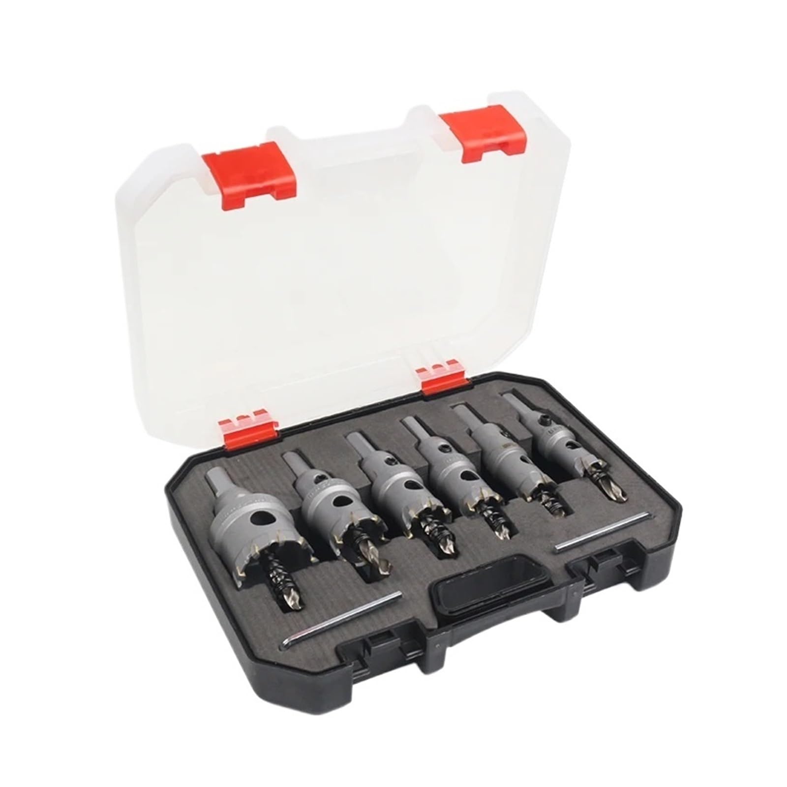 Juego De 6 Brocas TCT Con Punta De Carburo De Acero Inoxidable, Herramienta De Corte De Sierra De Corona De Aleación De 16 Mm, 18 Mm, 20 Mm, 22 Mm, 25 Mm Y 35 Mm.