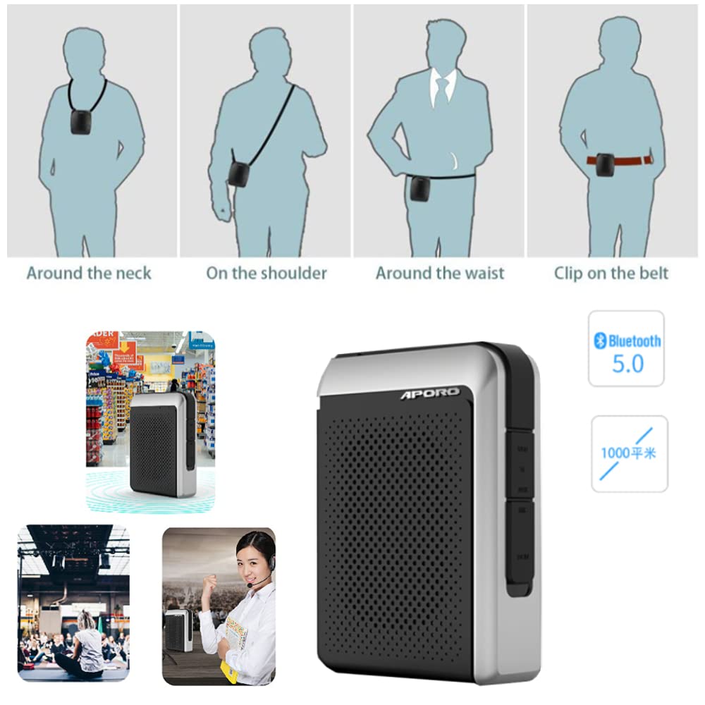 拡声器(bluetoothスピーカー、FMラジオ、ミュージックプレイヤー等しても使用可能) Amazon.co.jp: ハンズフリー拡声器 2.4G技術内蔵 ポータブル