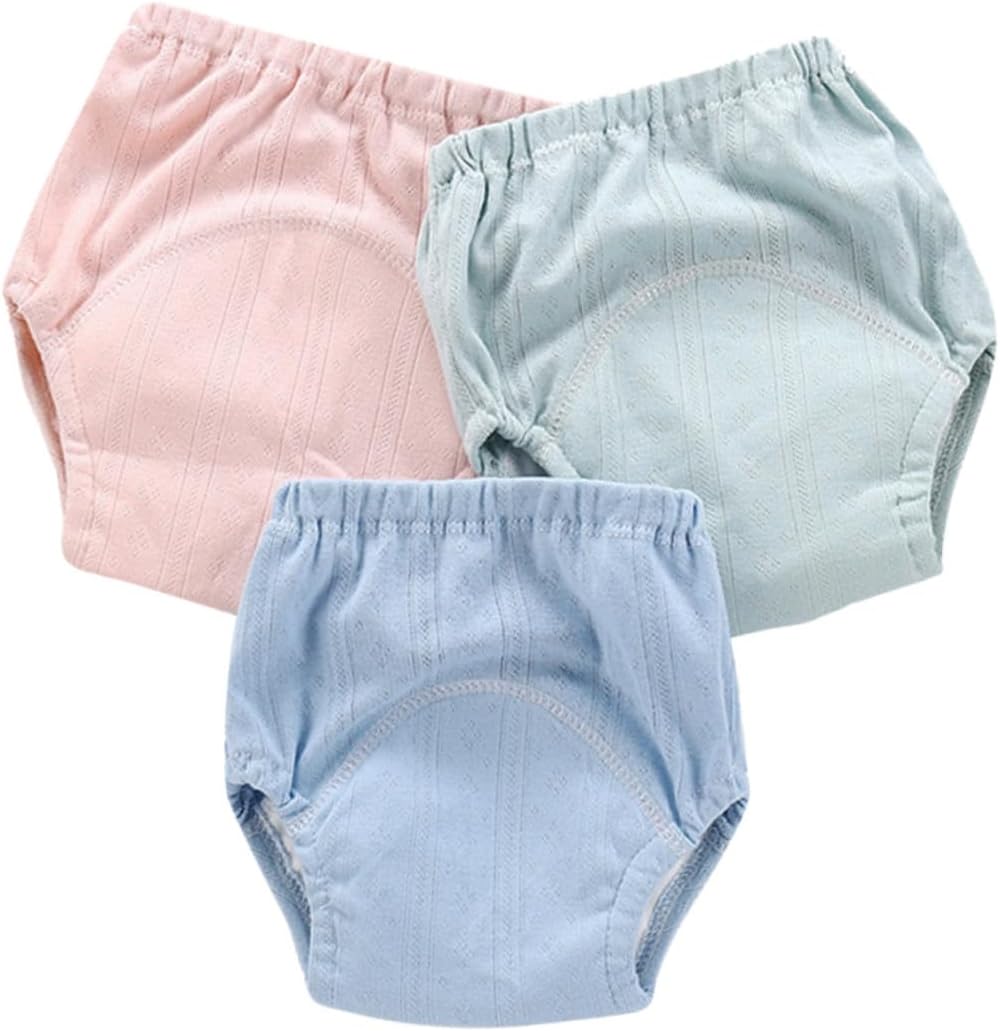 3pcs Reusable Boy Girl Training Pants Boy Pants Tummy Control Newborn to Girl Potty Training Underwear