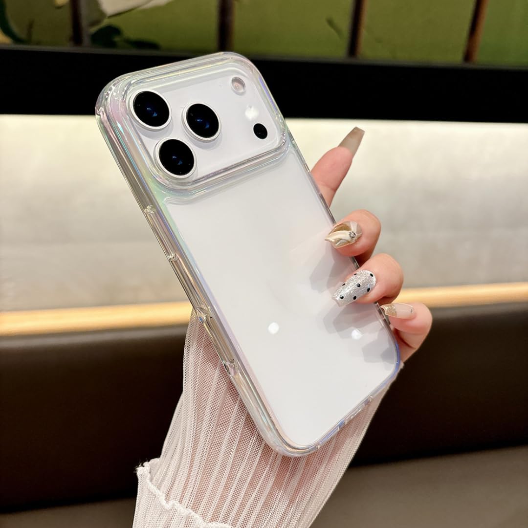 Coque iPhone 15 Plus antichoc à dégradé laser chic