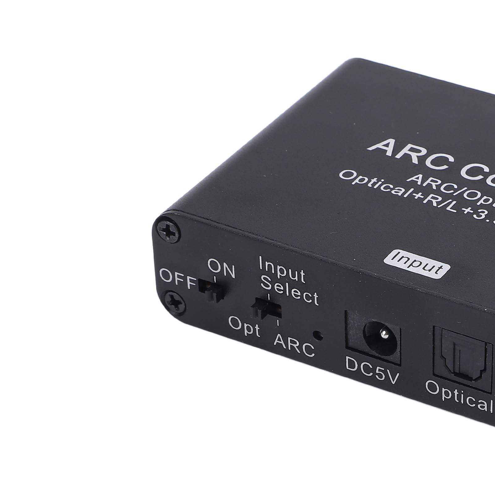 Extractor de AUDIO de HDMI, Convertidor DAC de 192 KHz a un Analógico de 3.5 Mm L/R Espiritor del Audio, Admite ARC Optical L/R Salida, Compatible con el Altavoz de TV