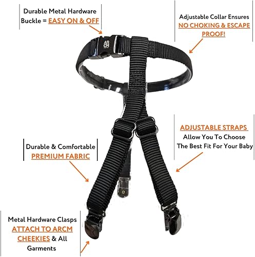 Miniatura 4 de ARCM Pets Halos - Tirantes para mascotas y perros  Sin estrangulamiento y sin escape ideal para mantener los pañales de mascotas y perros puestos