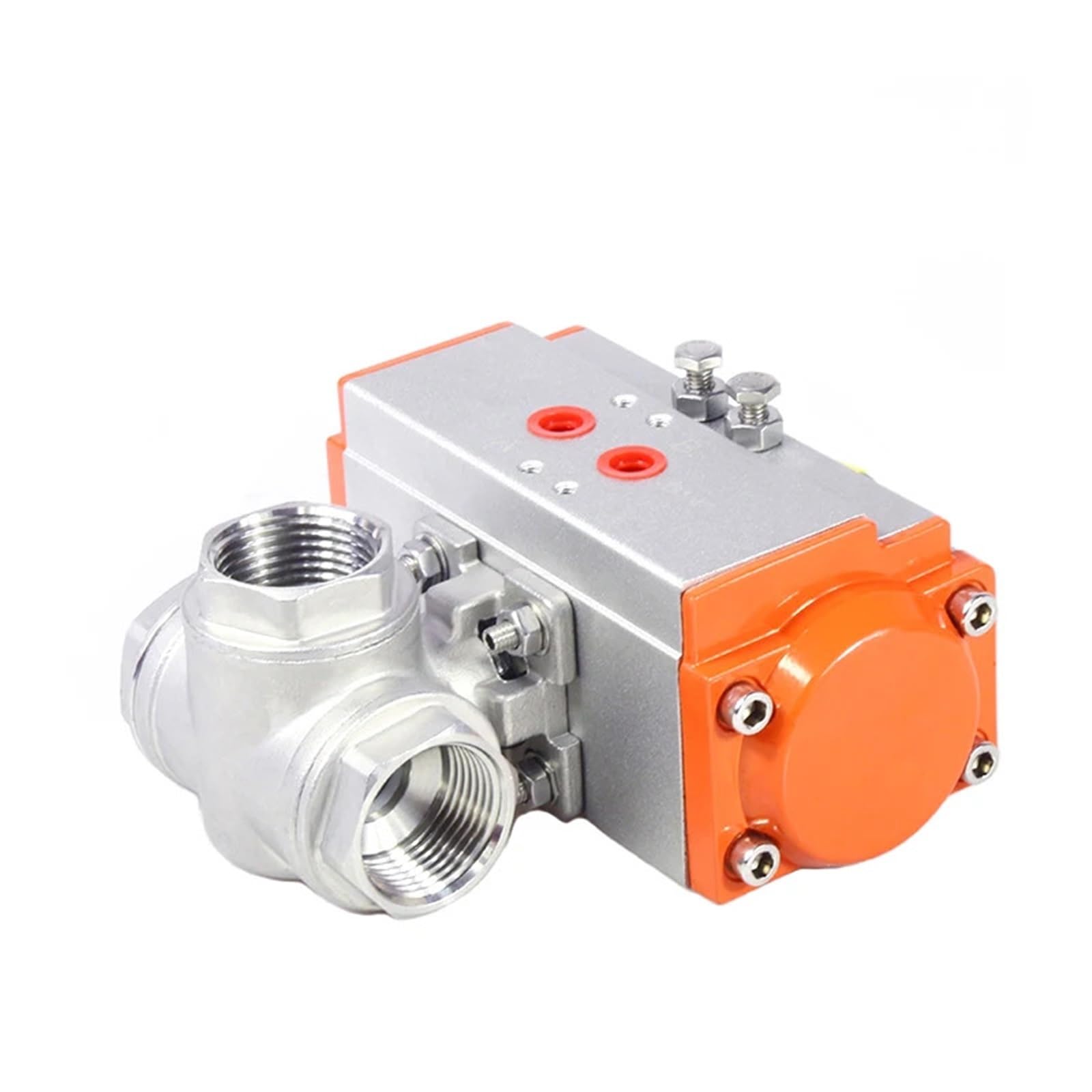 Vanne pneumatique 3/4 trois voies en acier pour automatisation sans faille