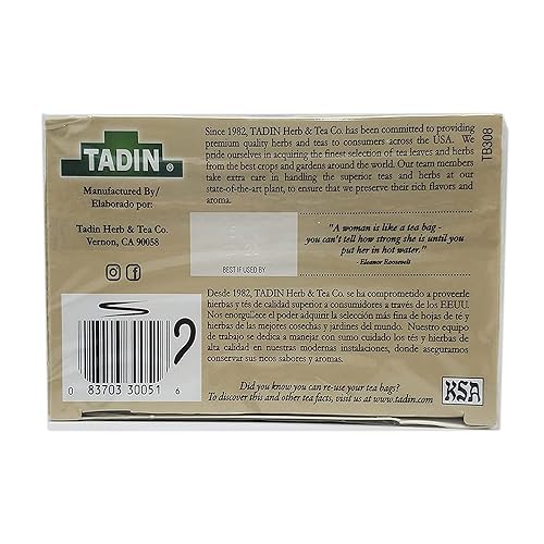 Miniatura 3 de Tadin, Verde té, 24 bolsas (paquete de 6)