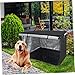LIOOBO Dog Cage Cover Rainproof Sunproof Pet Canopy Dog Kennel Indoor Outdoor