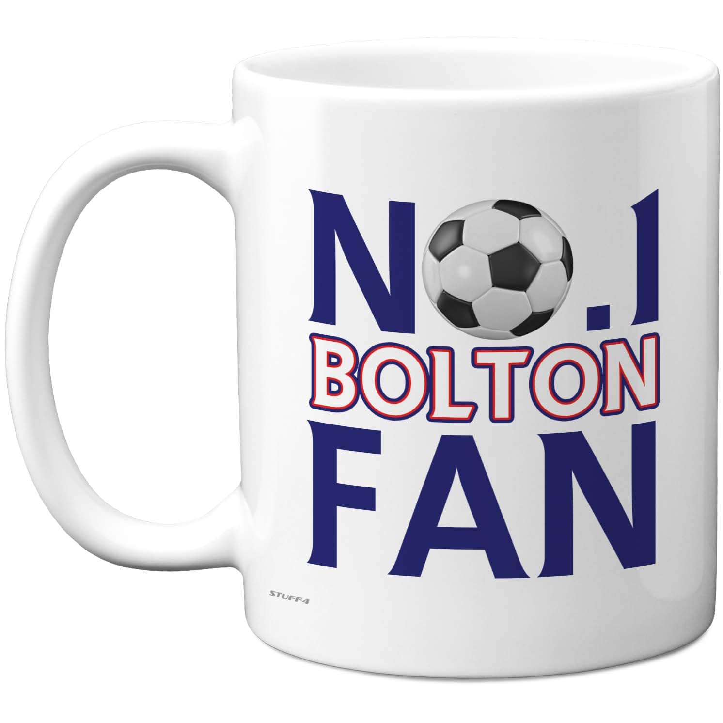 Stuff4 Novelty Mug for Bolton Fans, No. 1 Bolton Fan โ image 1