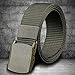 West Leathers [3 Pack] Nylon Military Tactical Men Belt Webbing Canvas Outdoor Adjustable Web Belt with Plastic Buckle Fits Pant