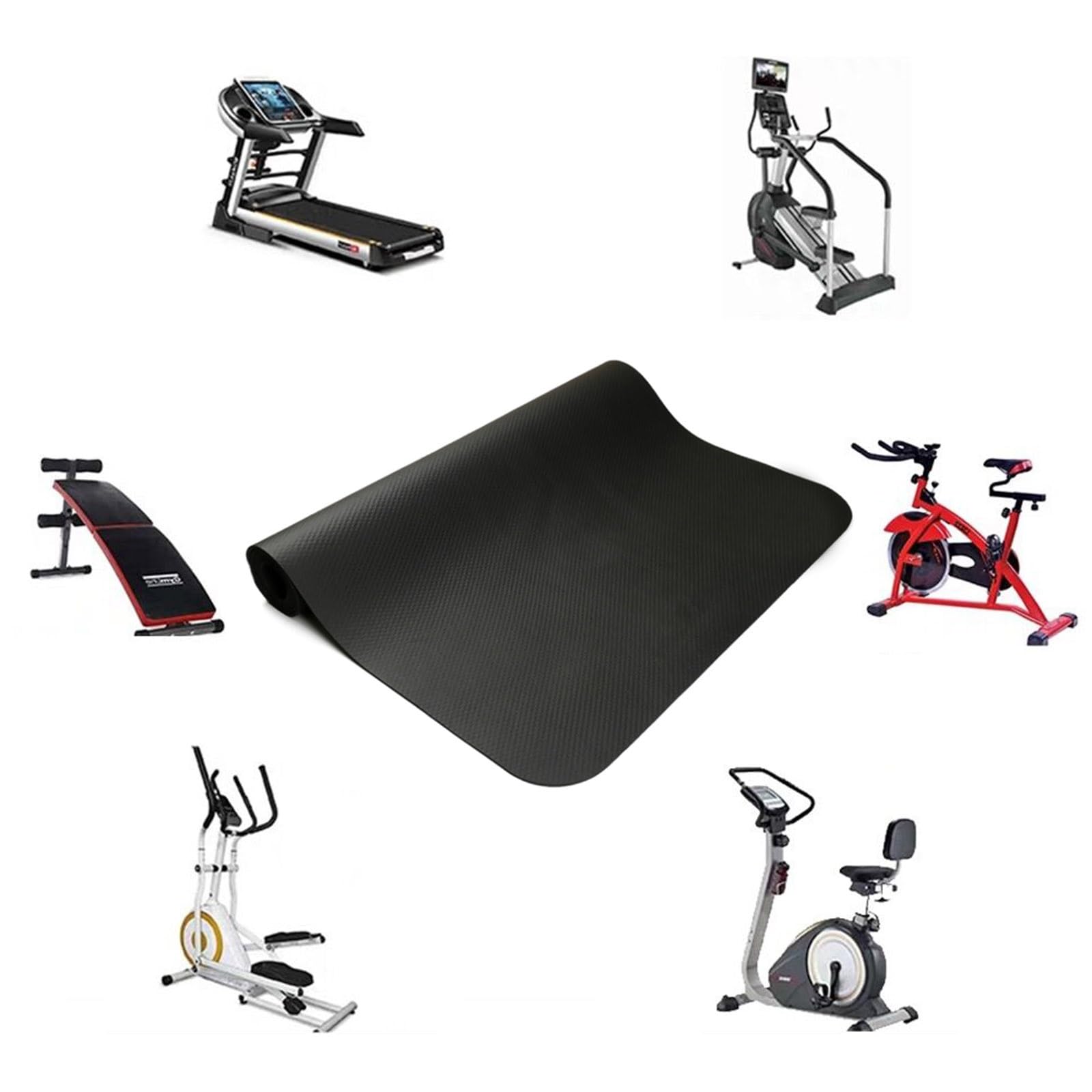 WORDFUN Tappetino Insonorizzante per Tapis Roulant, Tappetino AntiVibration per Attrezzature Fitness, Tappetino Protettivo per Il Pavimento, Tappetini Ad Alta Densità, Tappetino per Esercizi