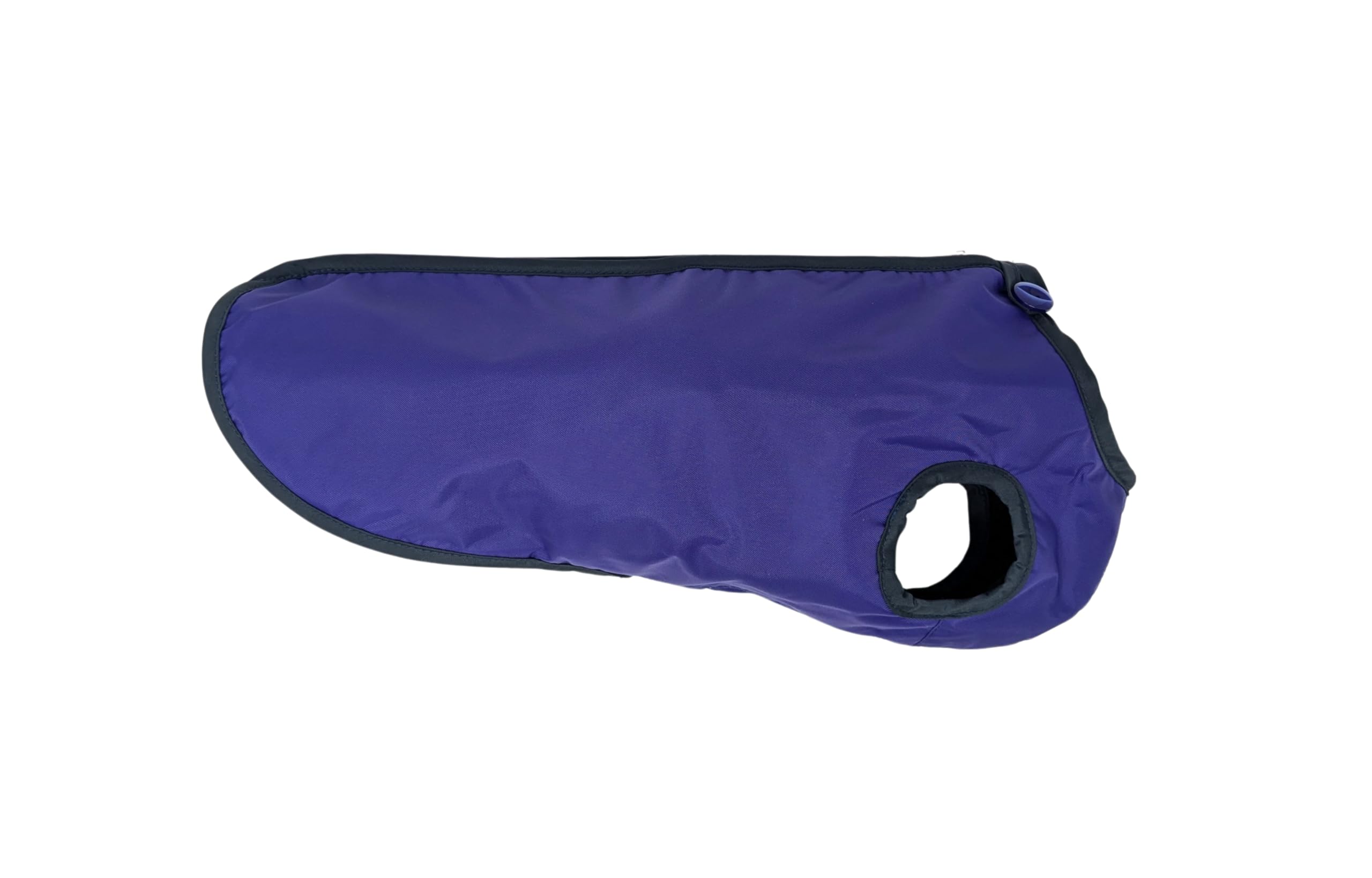 Doggie Coats Waterproof Fleece Lined Dog Raincoat, Dachshund Step In Design (Purple, 18 inch)