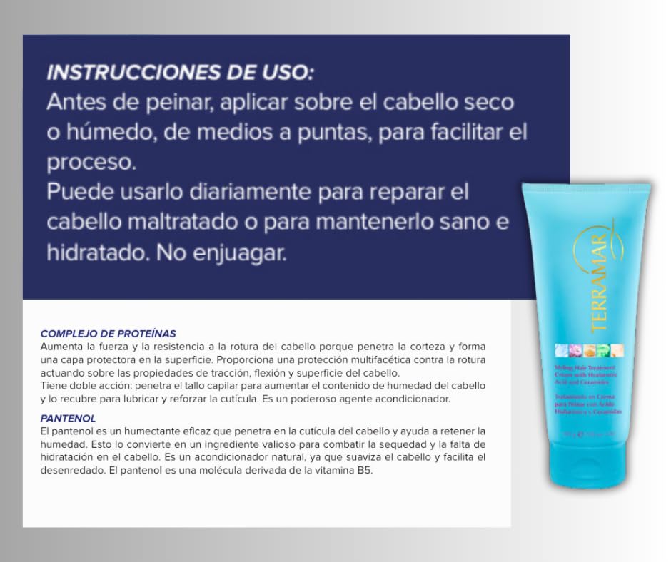 Miniatura 5 de Acondicionador sin Enjuague de Argan Terramar Marcas