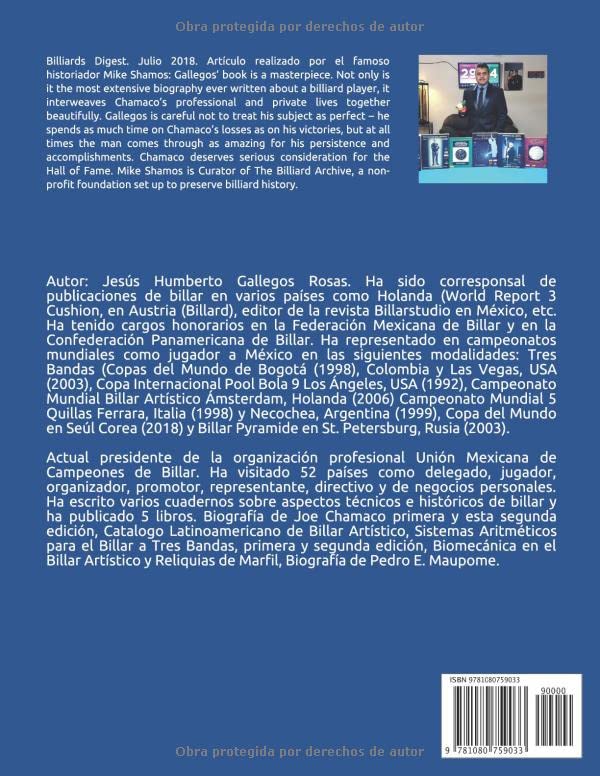BIOGRAFIA DE JOE CHAMACO: MEMORIAS DEL MARFIL SEGUNDA EDICIÓN AUMENTADA (billaristas que hicieron historia) (Spanish Edition)