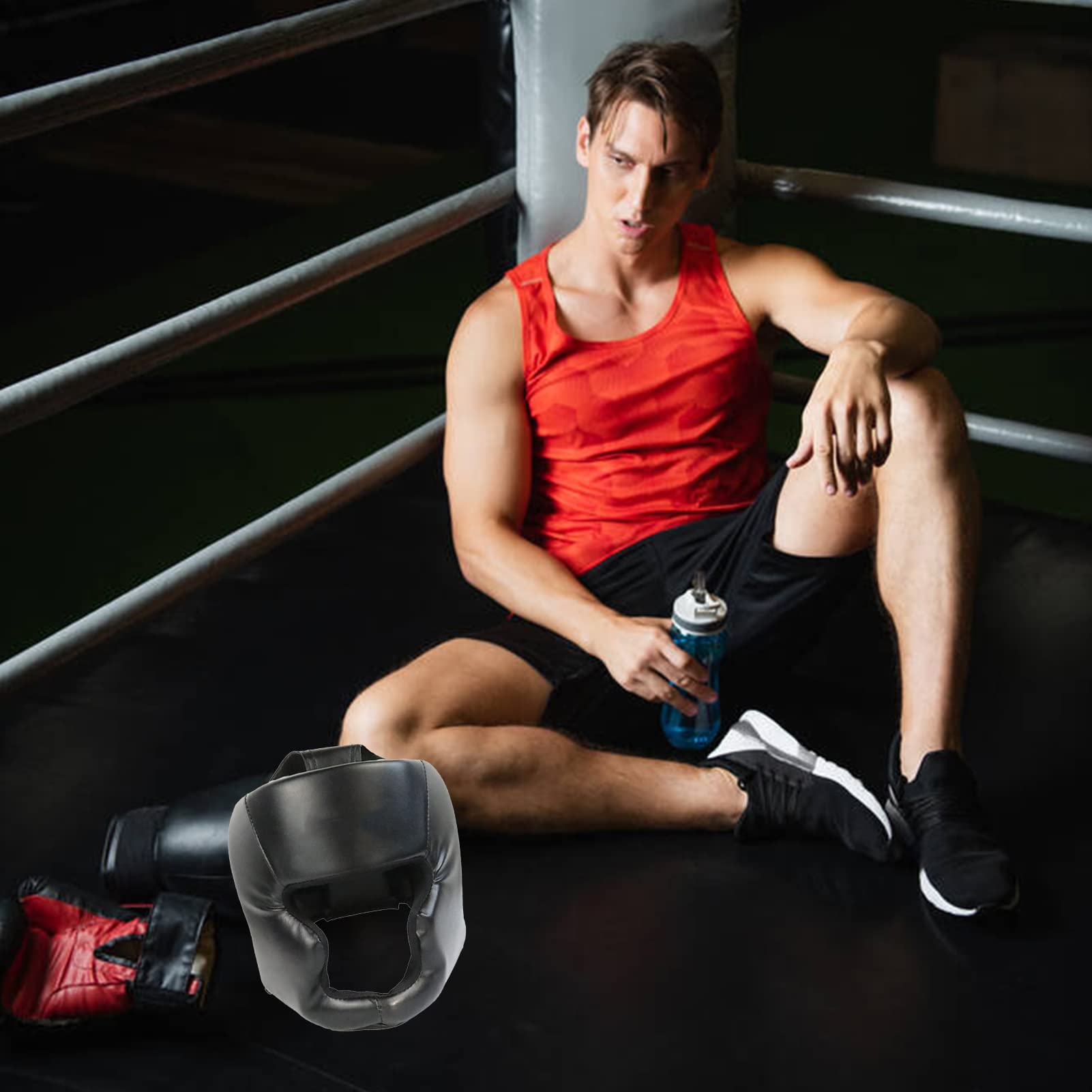 【新品未使用】MAN FIGHTのヘッドギア キックボクシング ムエタイ 格闘 Amazon | StarproボクシングヘッドギアムエタイMMAスパーリング