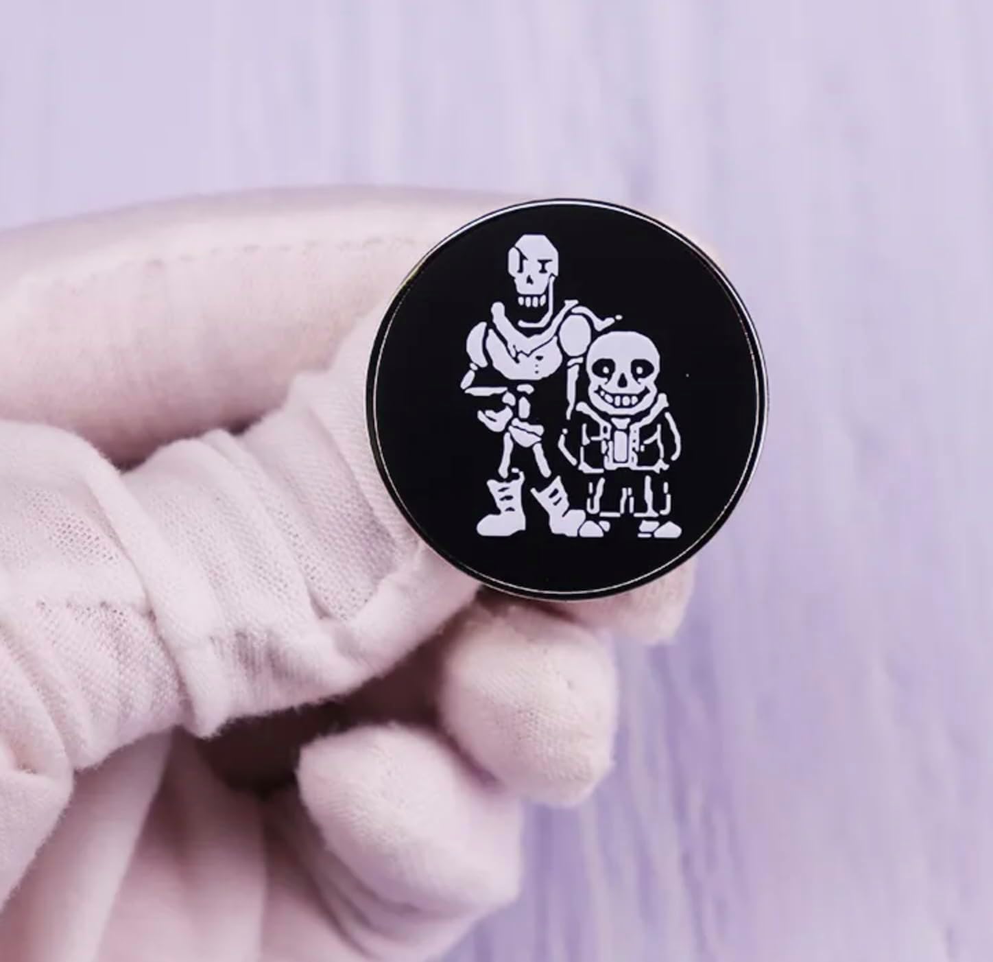 Undertale Sans Papyrus Indie Video Game 1.2" Enamel Pin Badge