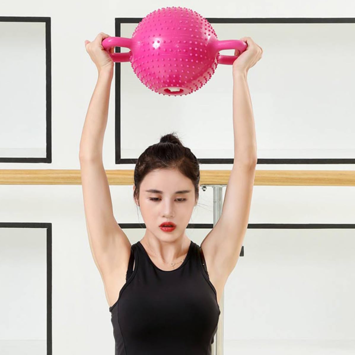 ABOOFAN Kettlebell Regolabile Riempito D'acqua in Pvc Impugnatura a Doppia Orecchia Antiscivolo e Resistenza alla Compressione per Pilates e Ginnastica Domestica