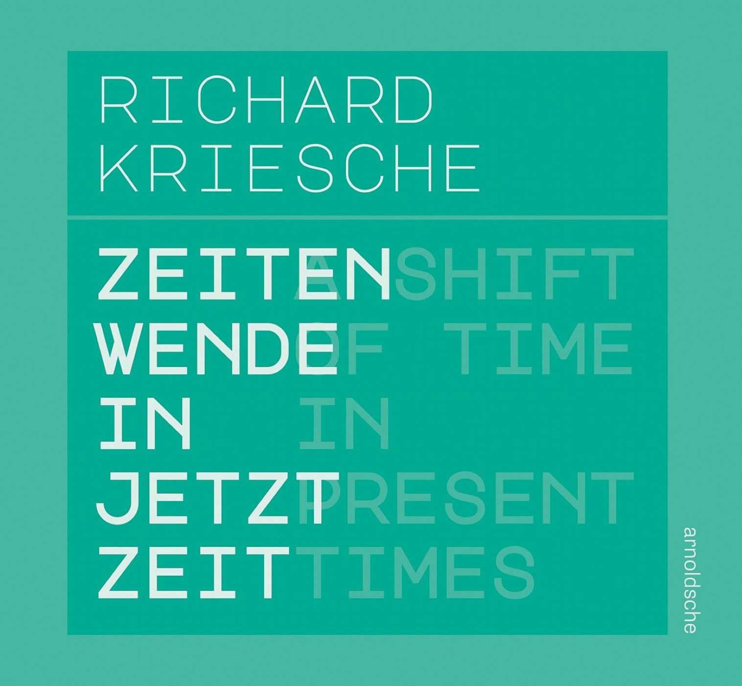 Richard Kriesche A Shift of Time livre design table basse salon