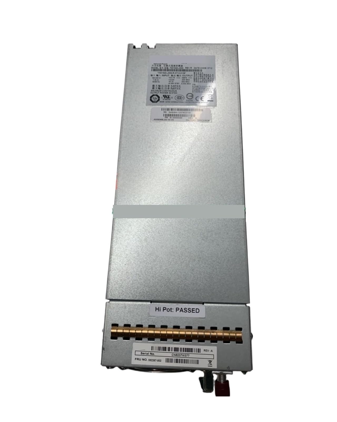 NACODLUL For 592267-002 7001540-J000 573W P2000G3 Power Supply