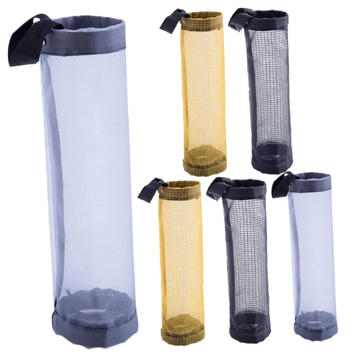 Cabilock 18piezas Organizador Colgante De Bolsas De Plástico Dispensador Multifuncional De Bolsas para Cocina Baño y Closet