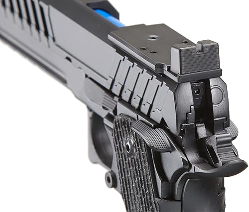 Vista 55 de Lancer Tactical Knightshade Hi-Capa Pistola de aire comprimido de acero completo Negro y dorado