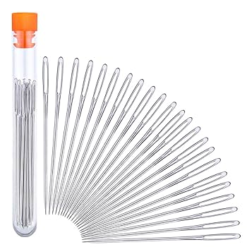 【新品未使用】Needles Set-Up S Amazon.com: 80pcs Stainless Steel Sewing Needle Set - 8