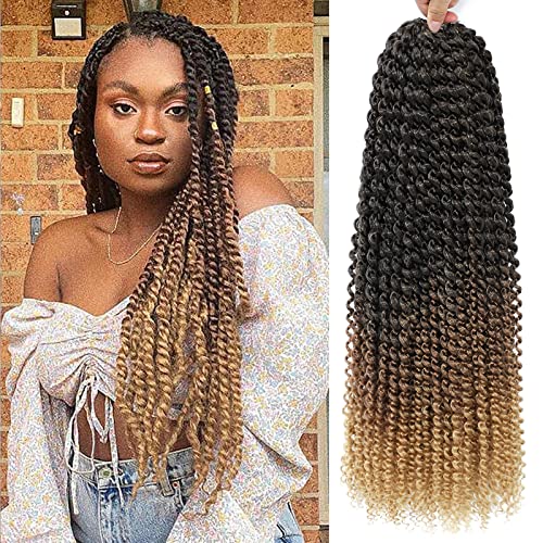Passion Twist Hair 20 Inch 8 Packs Water Wave...