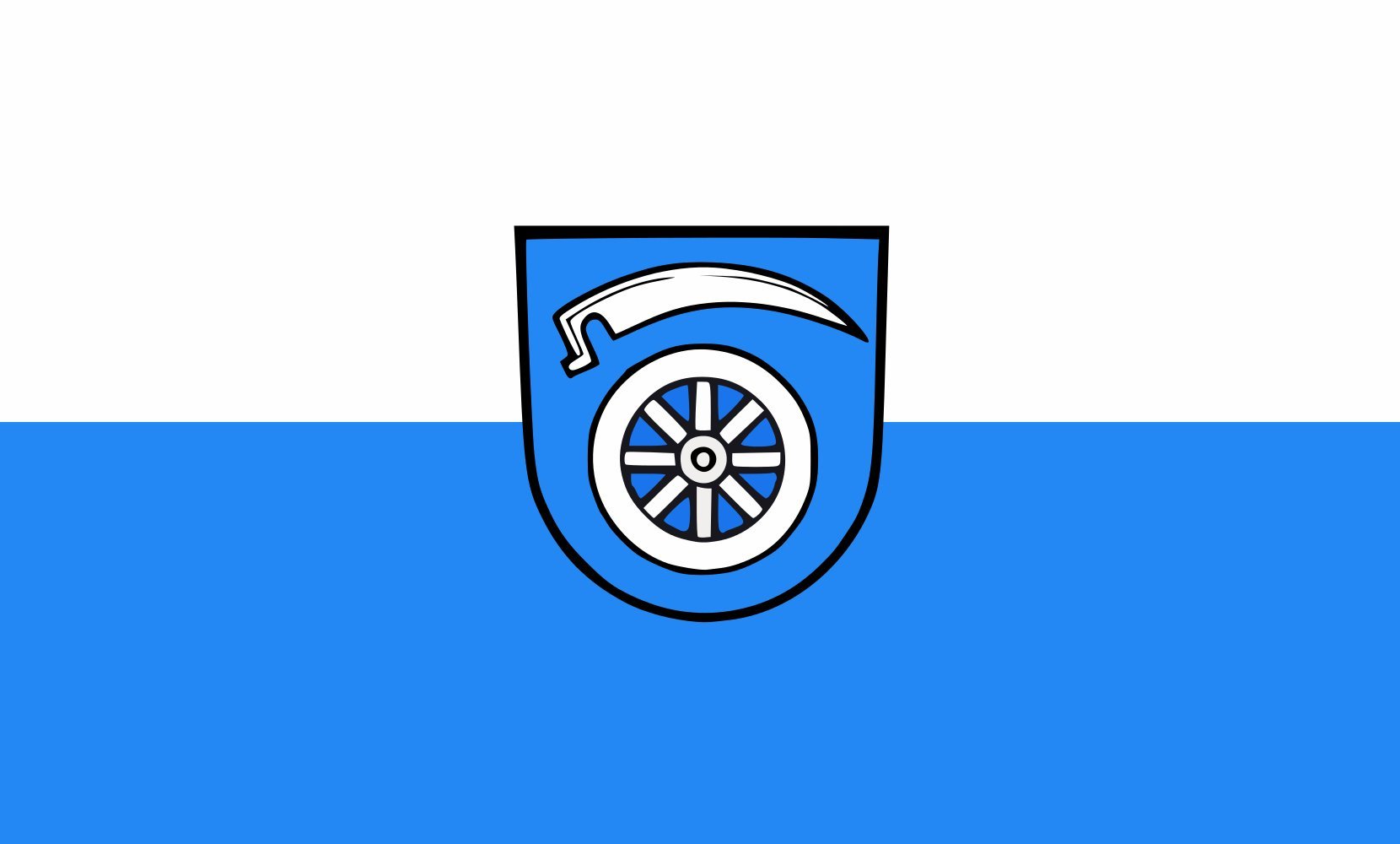 Drapeau Ruppertshofen grand format de 1.35m² pour extérieur