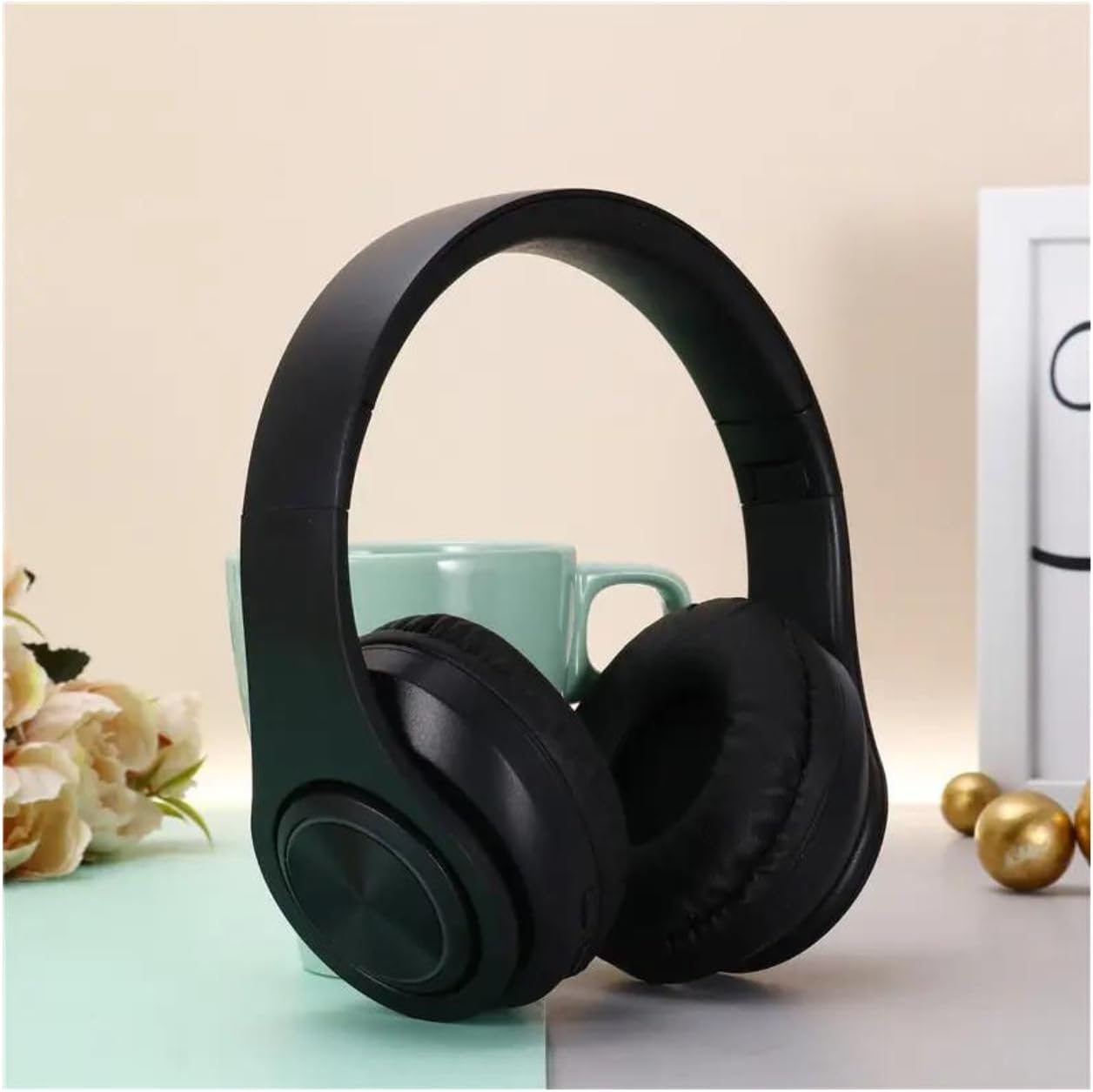 e4Trade Auriculares Earphone B39 Headset P47 P39 Foldable Wireless Headphone Black