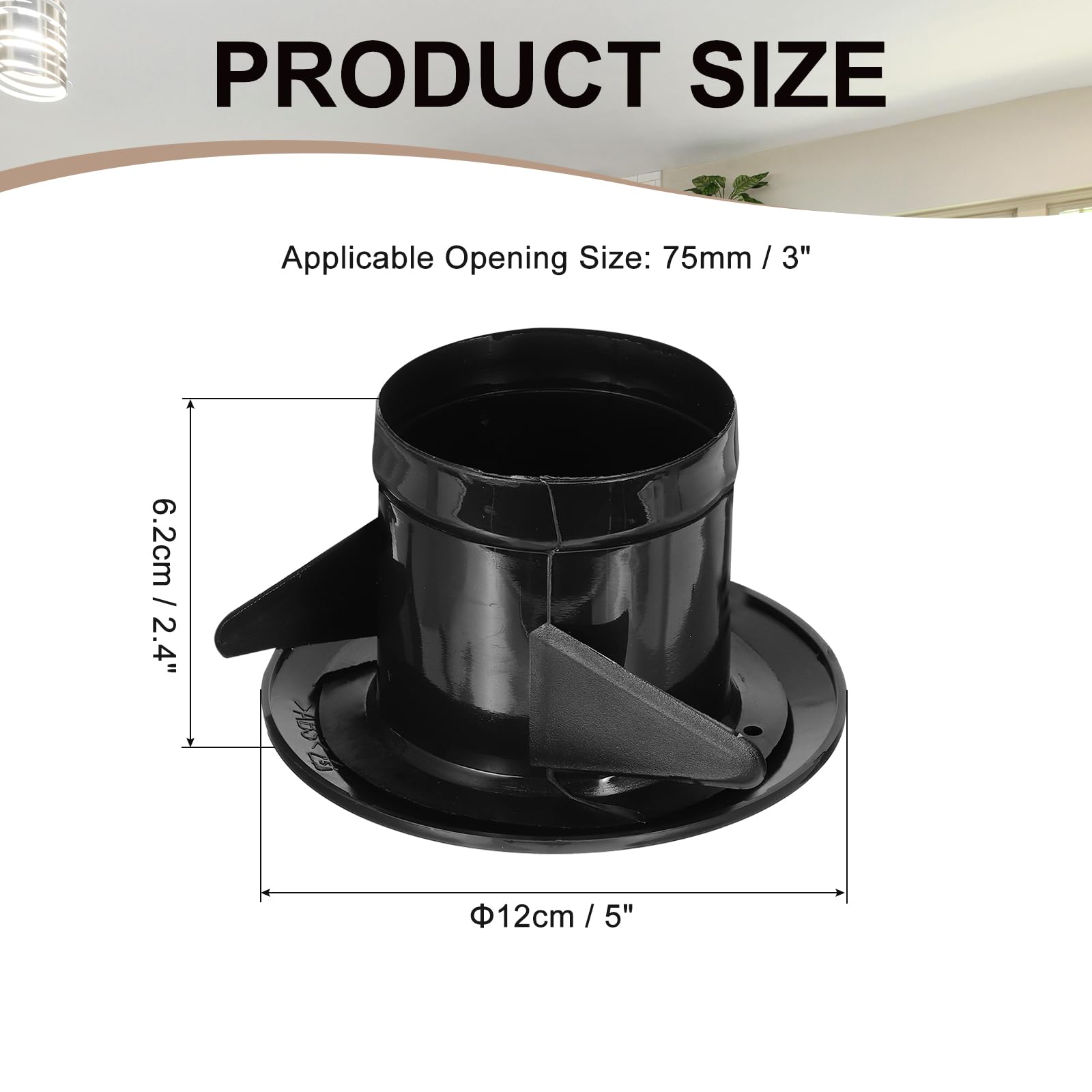 PATIKIL 3 Inch Round Air Vent Cover - Image 2