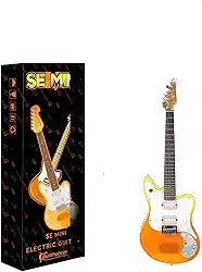 Uma guitarra elétrica inteligente com alto-falante sem fio de 10W, presets integrados e um setup portátil completo para artistas de rua e estúdios domésticos. Um kit para iniciantes (Laranja)