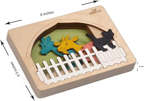 Miniatura 8 de Tiburones en peligro de extinción  Rompecabezas de madera multicapa para niños  Martillo, gran tiburón blanco, tiburón ballena, tiburón oscuro,