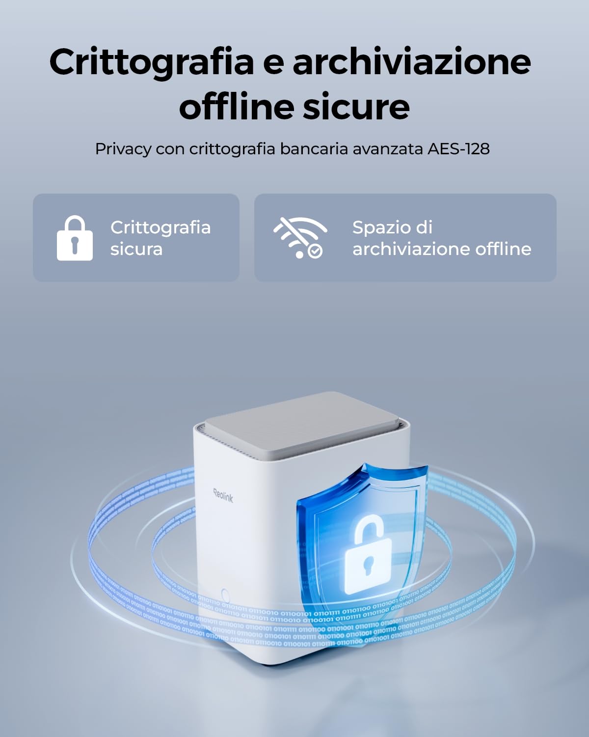 Reolink Home Hub Pro, Controllo Centralizzato Fino a 24 Telecamere, Spazio di Archiviazione HDD Fino a 16TB, Crittografia AES-128, Streaming 8K, Wi-Fi 6 e Sirena da 120 dB.