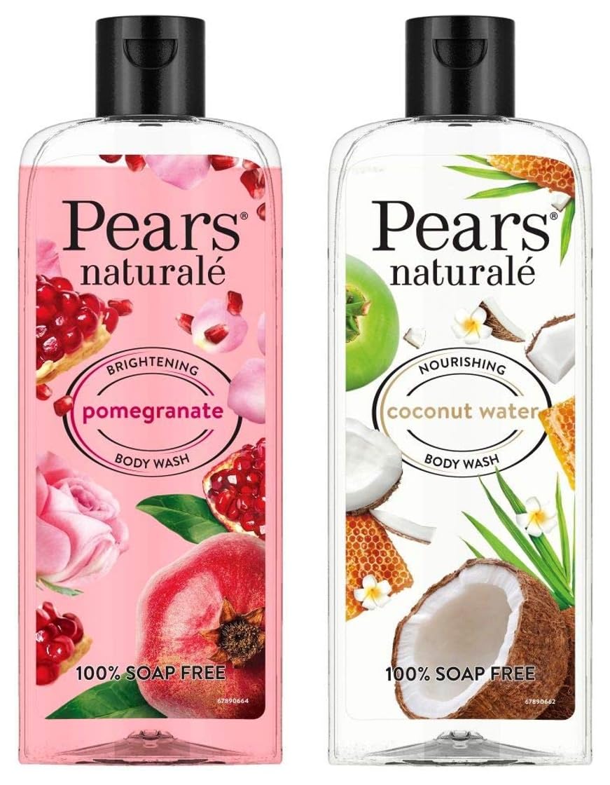 Pears Naturale Nourishing Coconut Water Bodywash, 250 Ml & Naturale Brightening Pomegranate Bodywash, 250 Ml-picture-35