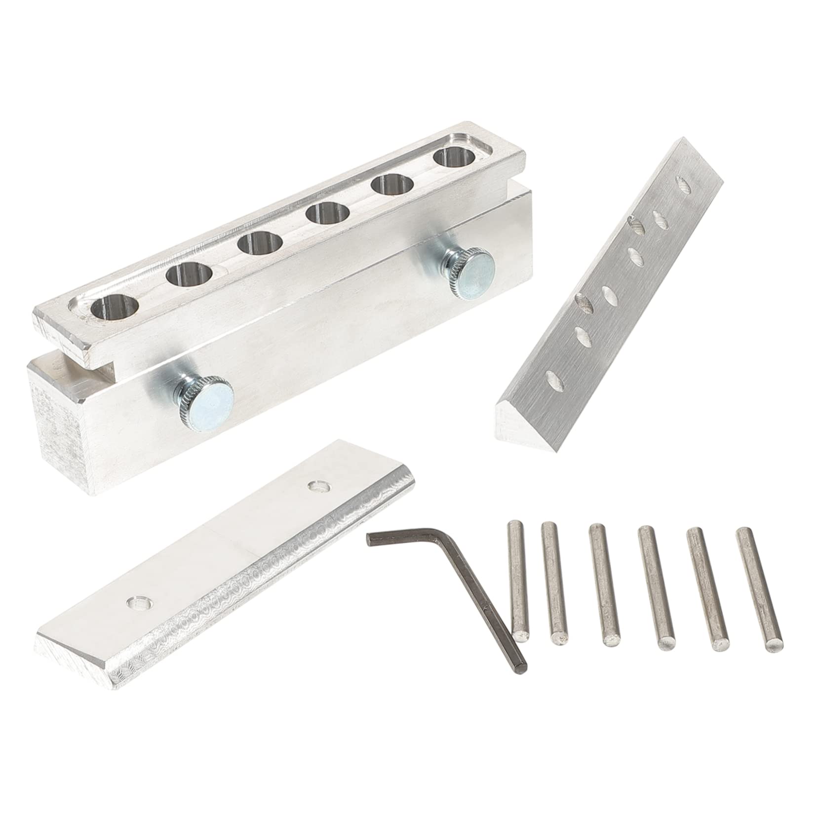 6-loch Lippenstiftform aus Aluminiumlegierung, Silbernes Satz