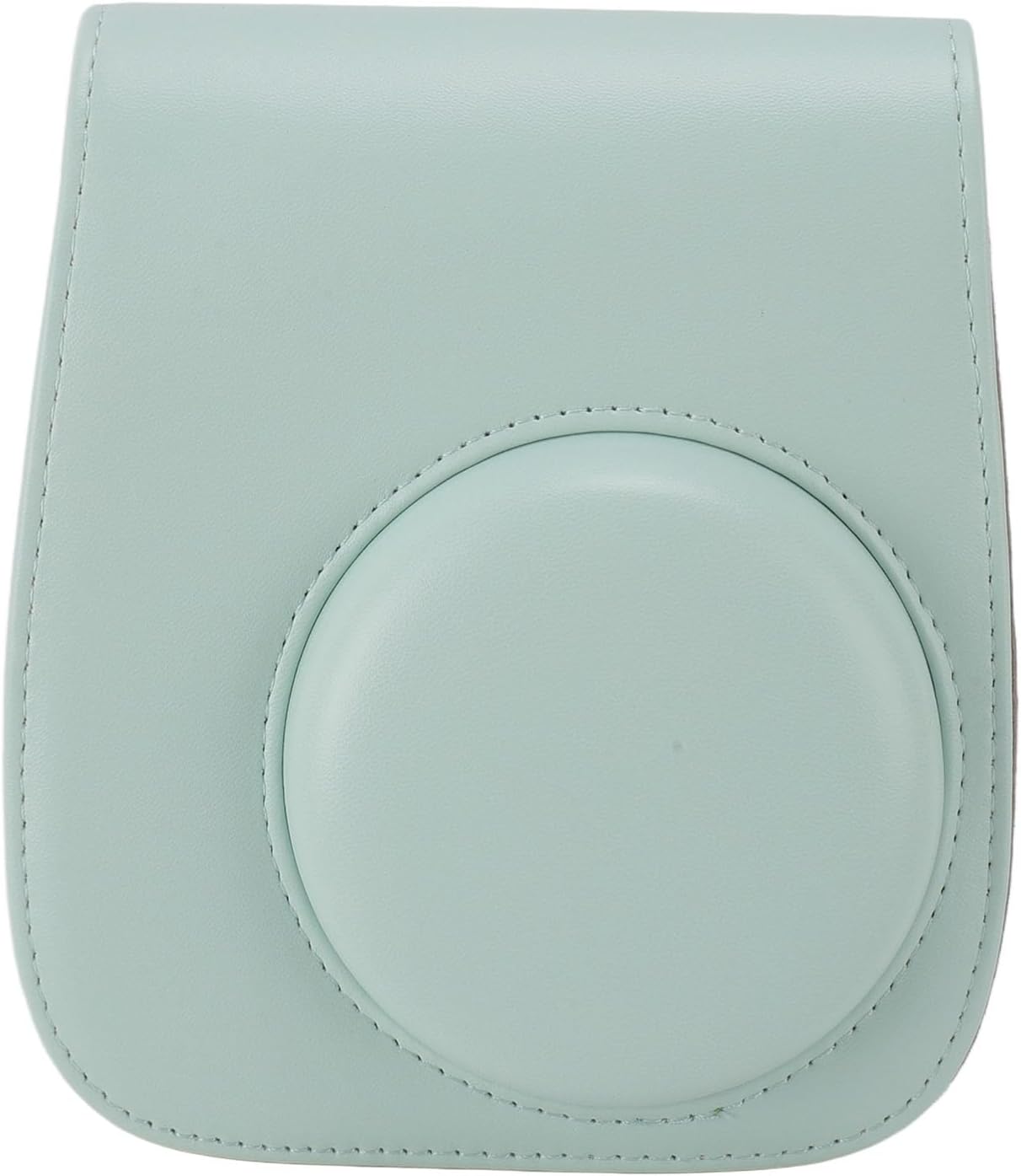 Mini 12 Accessories Set - PU Leather Instant Camera Case with Shoulder Strap, 64 - Photo Album, Colorful Frames & DIY Stickers - Protective, Portable & Stylish for Instant (Green)