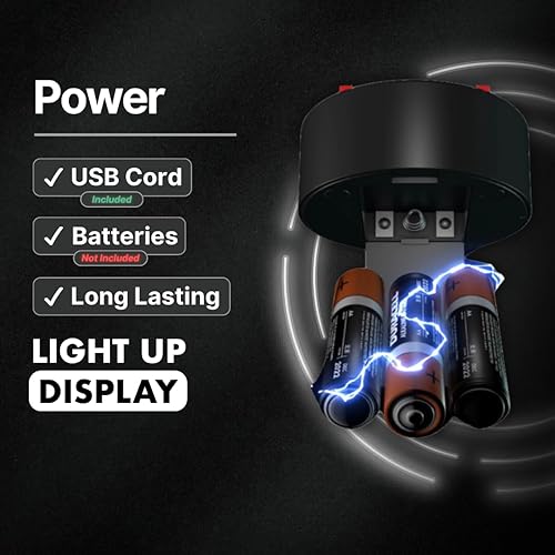 Miniatura 6 de Tarjetas coleccionables coleccionables con luces LED que cambian de color, soporte de almacenamiento con batería remota, cable USB - One Touches,