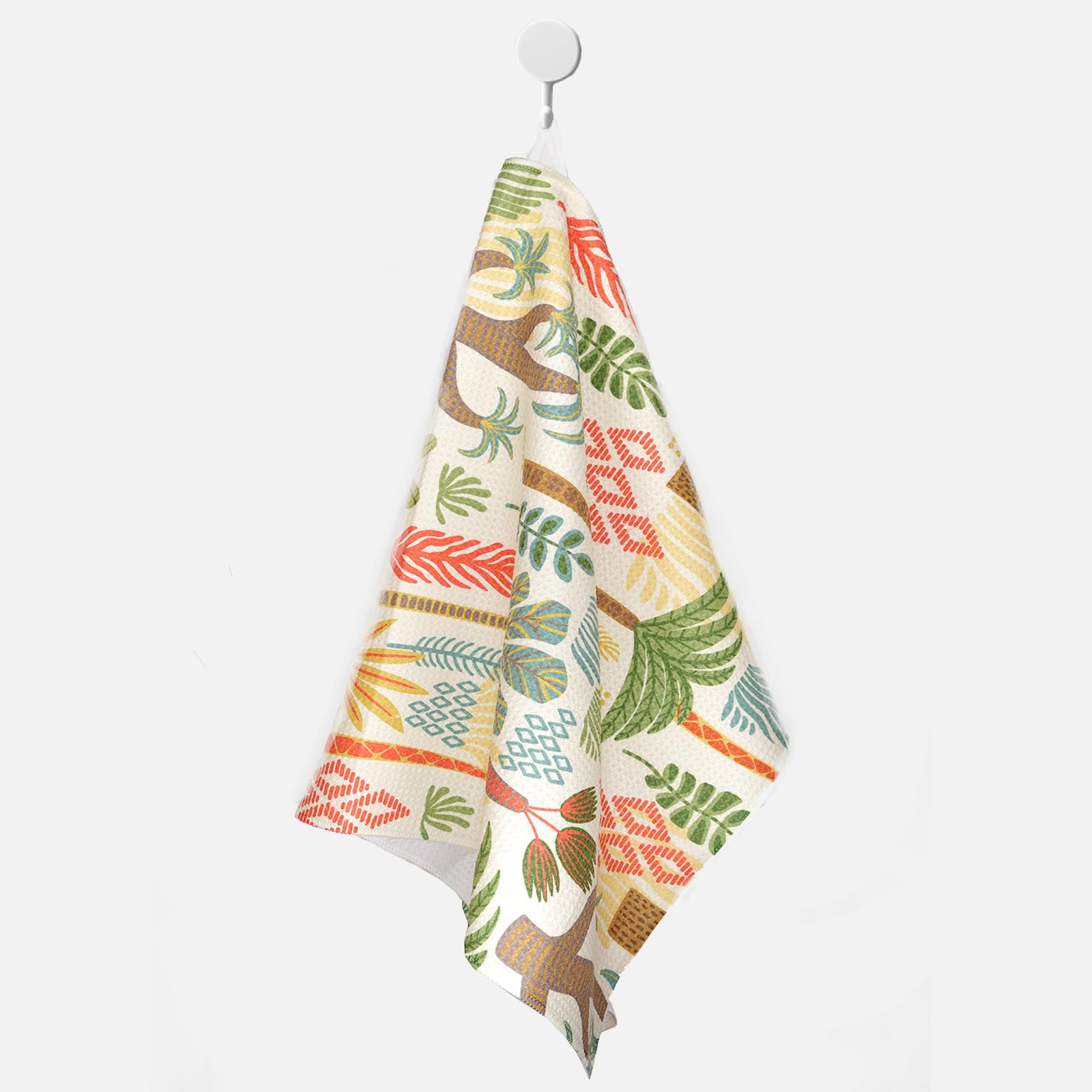 Eunzel Kitchen Tea Towel, Quick Dry Microfiber Dish Towels with Hanging Loop for Kitchen Drying 18