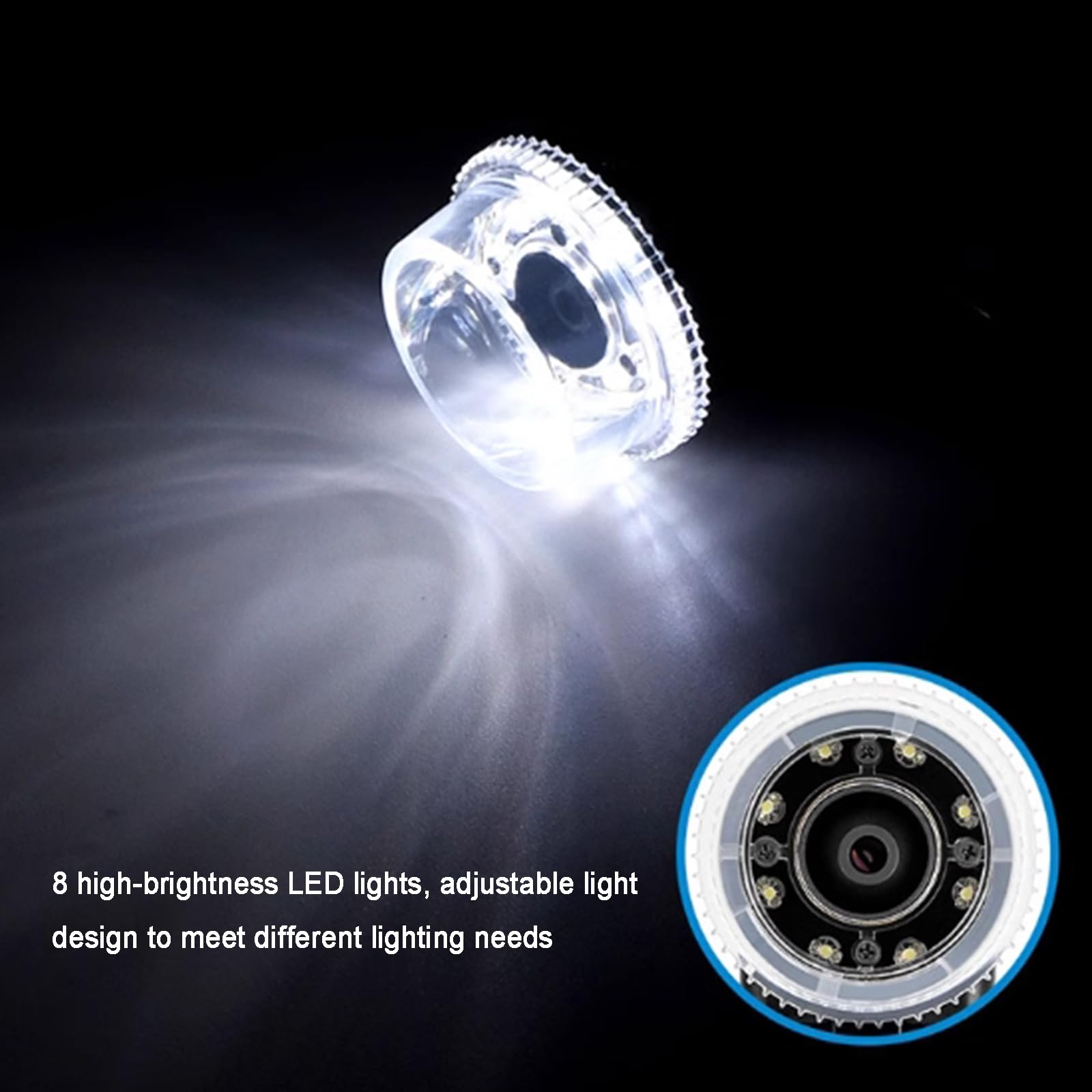 Microscopio Digitale Portatile, Ingranditore 10-300X, con Schermo LCD da 4 Pollici, Funzione Foto/Video, 8 Luci LED, Uscita di Supporto, per Piante, Monete, Diamanti